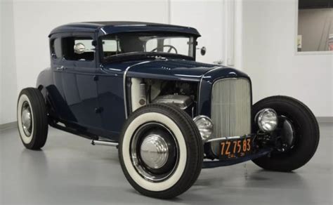 Ford Model A Coupe Traditional Hot Rod Chopped Classic Ford Model A For Sale