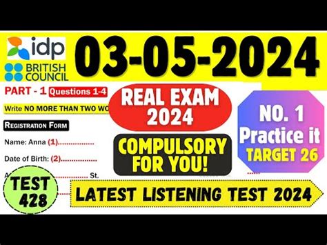 Ielts Listening Practice Test With Answers