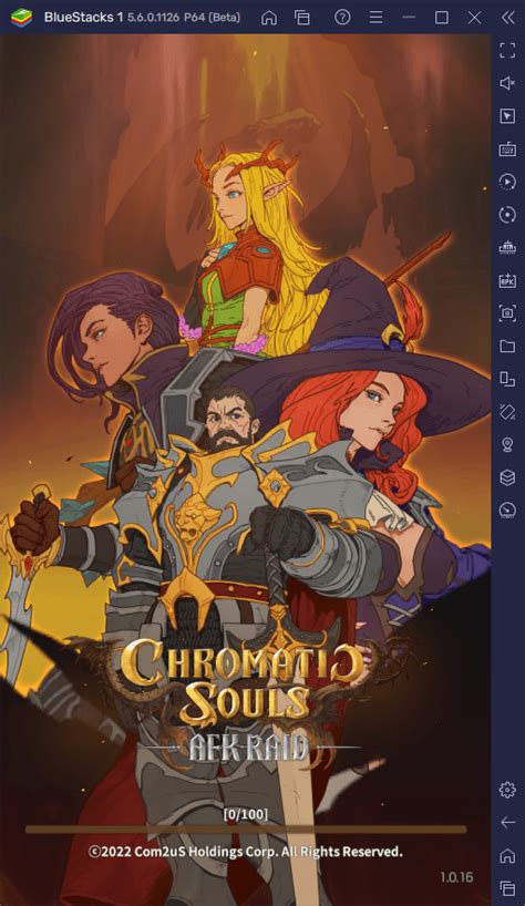 Cómo jugar Chromatic Souls AFK Raid en PC con BlueStacks