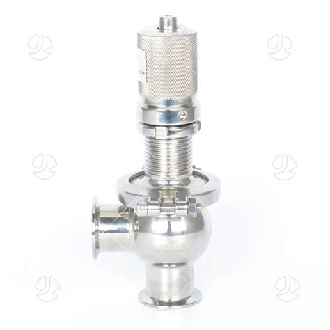 Sanitary Stainless Steel Clamp Relief Safety Valve China Pressure Relief Safety Valve Clamped