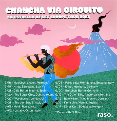 Chancha Vía Circuito tour europeo 2023 conoce las fechas aquí