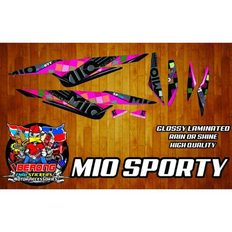 Mio Sporty Stock Decals | Shopee Philippines