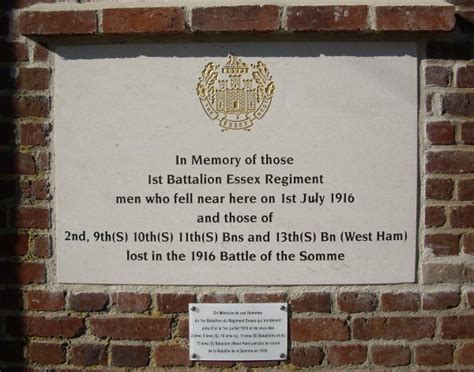 Essex Regiment Memorial