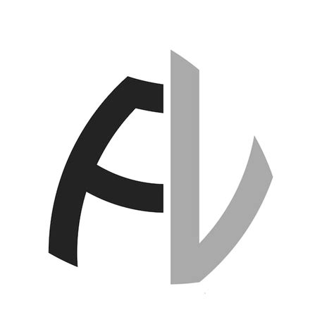 premium vector modern creative fv logo design letter fv icon