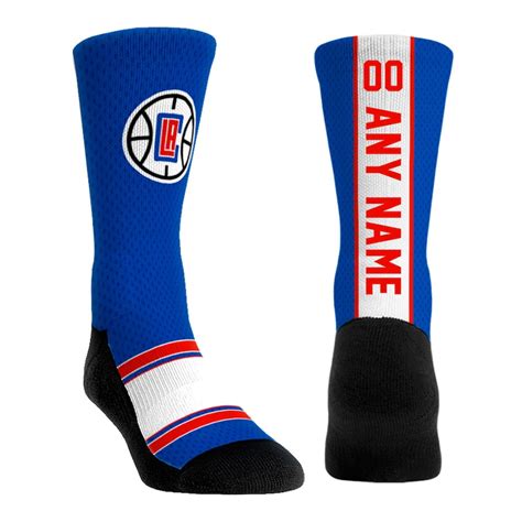 Youth LA Clippers Rock Em Socks Custom Jersey Crew Socks