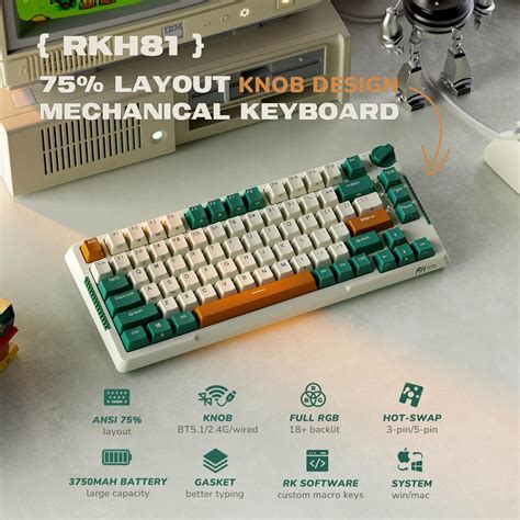 RK Royal Kludge H81 Teclado Mecánico Chile Ubuy