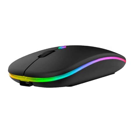 Mouse Sem Fio Wireless Bateria Interna Recarregavel Ghz Led Rgb