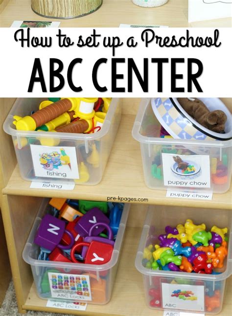 How To Set Up Your Preschool Alphabet Literacy Center