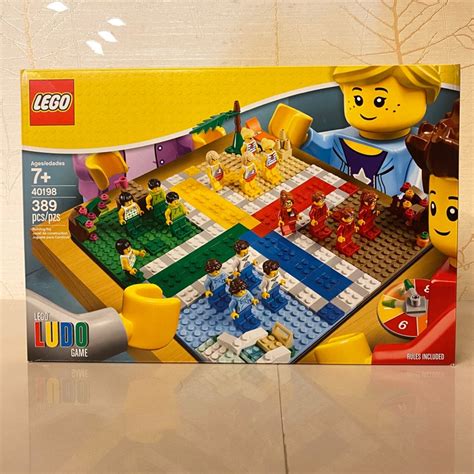 【leto小舖】樂高 Lego 40198 Lego Ludo Game 桌遊 飛行棋 全新未拆 現貨 蝦皮購物