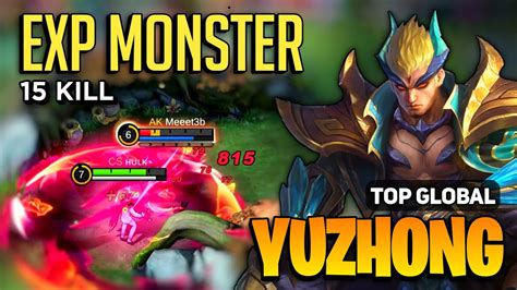 EXP LANE Yu Zhong Best Build 2023 Yu Zhong Top Global Gameplay