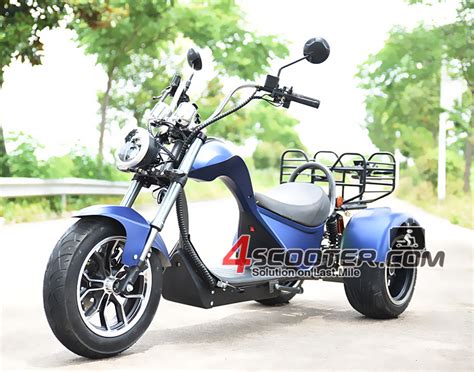 4000W 5000W EEC Street Legal Dual Match Motor Citycoco Three Wheel