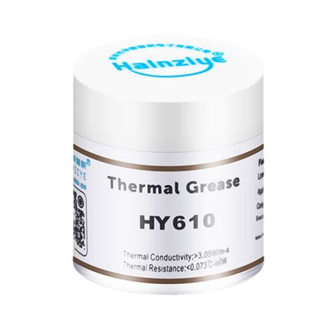10g HY610/710 CPU Thermal Grease Compound Paste Heat Conductive Paste ...