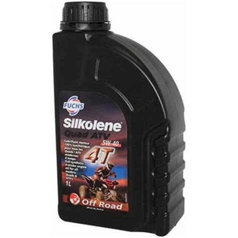 HUILE MOTEUR 4 TEMPS SILKOLENE OFF ROAD QUAD ATV 5W40 1L 100