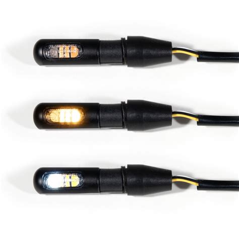 Mini Blinker Tagfahrlicht Positionslicht Led Set Schwarz Get Nt Alu E