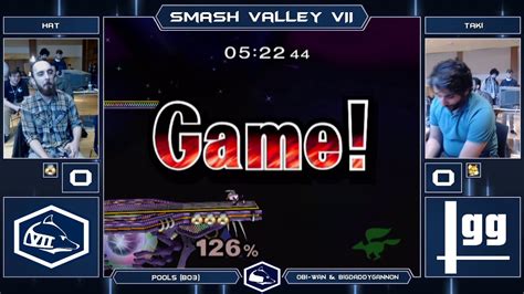 Smash Valley Vii Melee Singles Hat Sheik Vs Taki Fox Pools