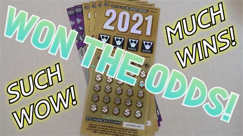 Won Exactly Lottery Scratch Ticket Odds 2021 And Platinum Payout 20