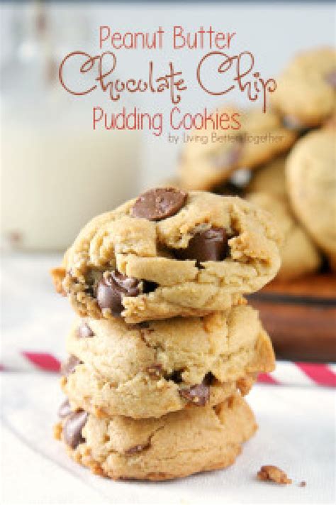 Peanut Butter Chocolate Chip Pudding Cookies Recipe Just A Pinch Recipes