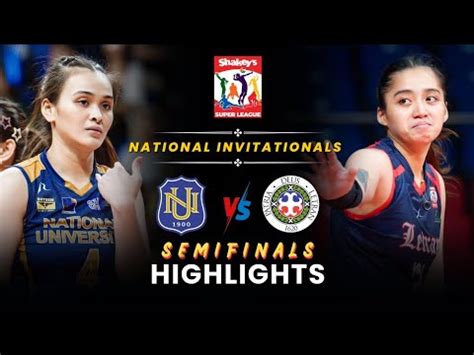 Nu Vs Csjl Full Game Highlights Semifinals Shakeys Super League