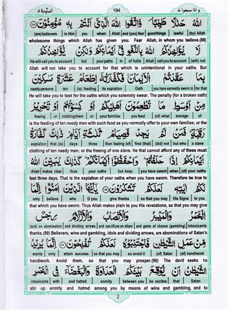 Holy Quran Para 7 Read Quran Para 7 English Translation Online