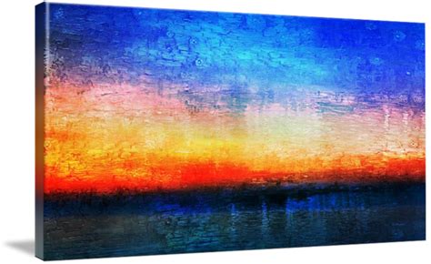 15a Abstract Seascape Sunrise Painting Digital By Ricardos Creations