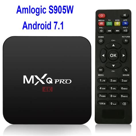 Mx Pro Android Tv Box Kd Player Amlogic S W Quad Core Gb