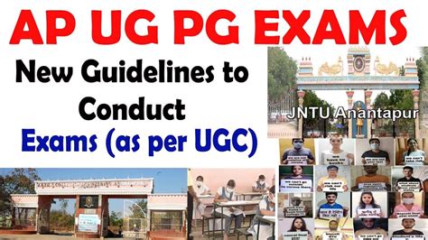 JNTUA Guidelines To Conduct Examinations AP UG PG Exams Will Conduct