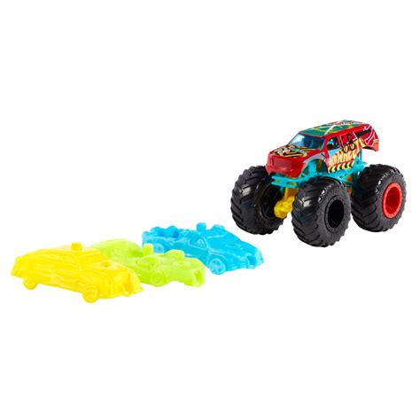 Hot Wheels Monster Trucks Set Blast Station EToys Ro Acum Cu Livrare La Easybox