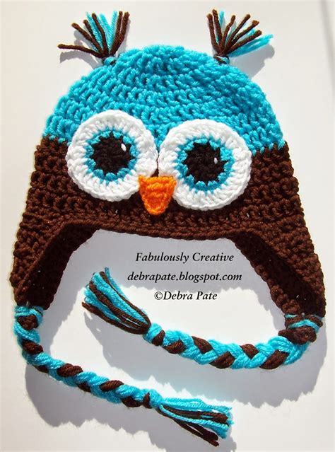 Fabulously Creative WHOOO WHOOOO Crochet Owl Hat