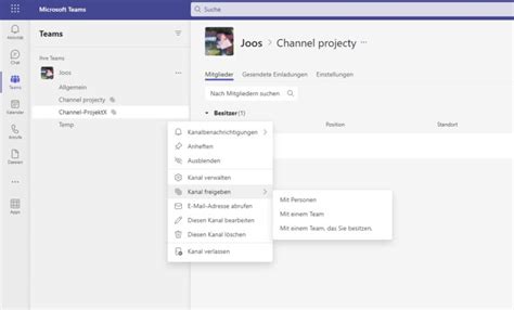 Shared Channels Freigegebene Kanäle in MS Teams richtig nutzen