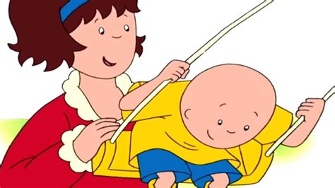 Caillou En El Columpio Caillou En Espa Ol Castellano Youtube