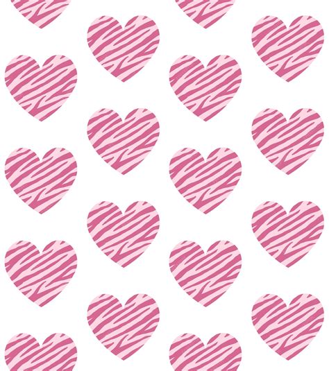 Pink Zebra Heart Tattoo