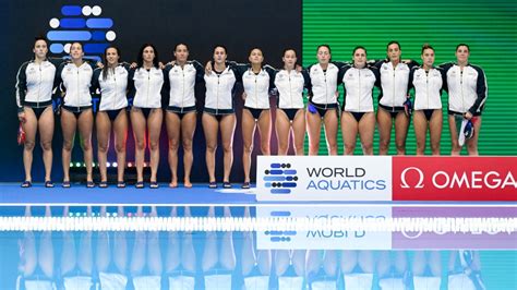 Italia USA Mondiali Pallanuoto Femminile 2023 Programma Orario Tv