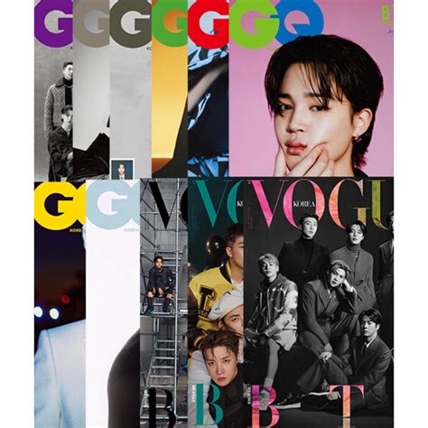 2022 January GQ Korea Vogue Korea Magazine ISSUE WITH BTS LOUIS