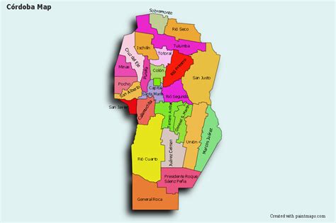 Genera Grafico De Mapa De Cordoba Colorear Mapa De Cordoba Con