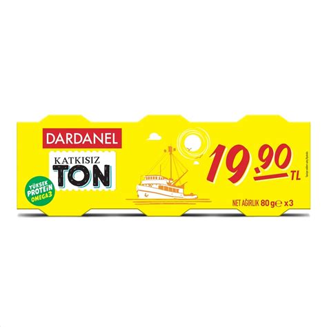 Dardanel Ekonomik Ton Balığı 3x80 g Bizim Toptan Market