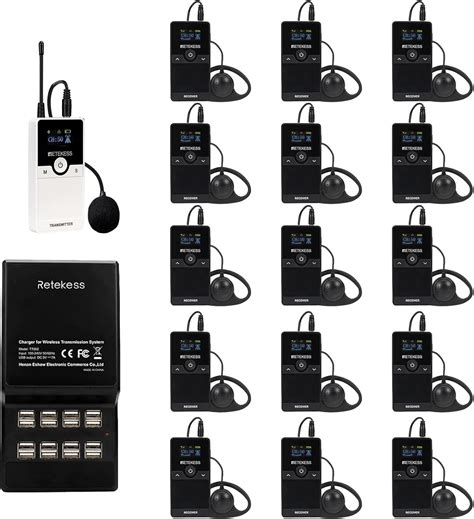 Amazon Retekess Tt Wireless Tour Guide System Simultaneous