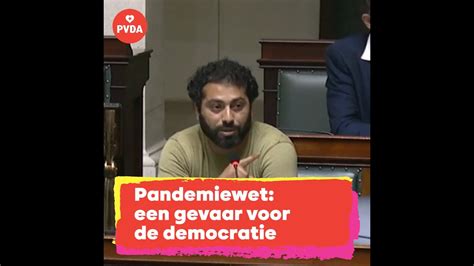 Nabil Boukili Pvda Pandemiewet Is Een Gevaar Voor De Democratie