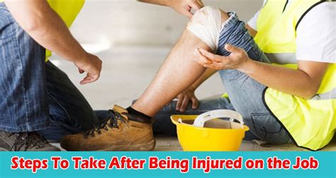 What Should You Do If You Get Injured At Work