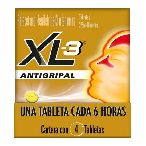 Xl 3 325 Mg10 Mg4 Mg 4 Tabletas Bodega Aurrera Despensa A Tu Casa