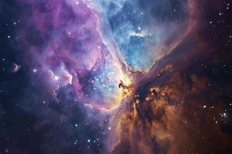 Premium Photo Star Field In Space A Nebulae And A Gas Congestion