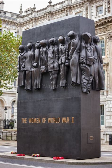 The Women Of World War Ii Memorial At Whitehall Editorial Stock Photo