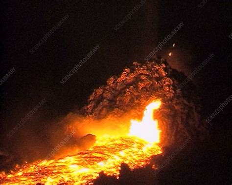 Mt Etna lava flow - Stock Video Clip - K001/6572 - Science Photo Library