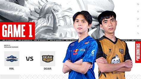 REBELLION ESPORTS Vs DEWA UNITED ESPORTS Regular Season Week 6 Day 2