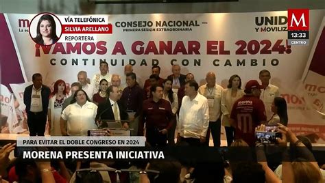 Morena Presentan Iniciativa Para Evitar El Doble Congreso En