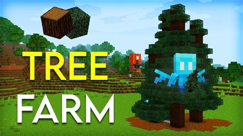 Simple Tree Farm With Allay In Minecraft Bedrock 119 Lossless Wood