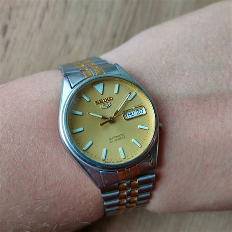 Seiko 5 Vintage Classic Japan watch Automatic Elegant… - Gem