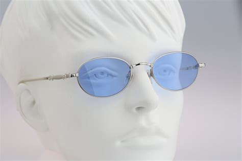 Personal Opinion 2048 402 Vintage 90s Tinted Blue Lenses Etsy