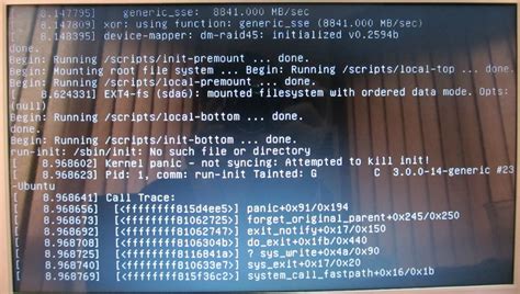 Cannot Boot Because Kernel Panic Not Syncing Attempted To Kill Init