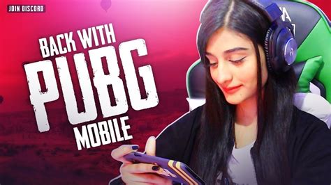 Entity Payal Back With Pubg Mobile💘 Pubgmobile Kr Live With Payal