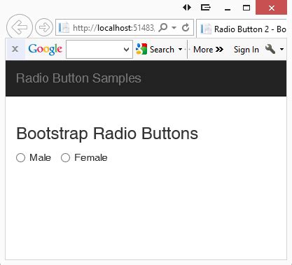 Paul Sheriff S Blog For The Real World Creating Radio Buttons Using